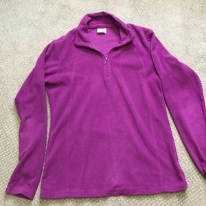 Fleece 1/4 zip Columbia sweatshirt